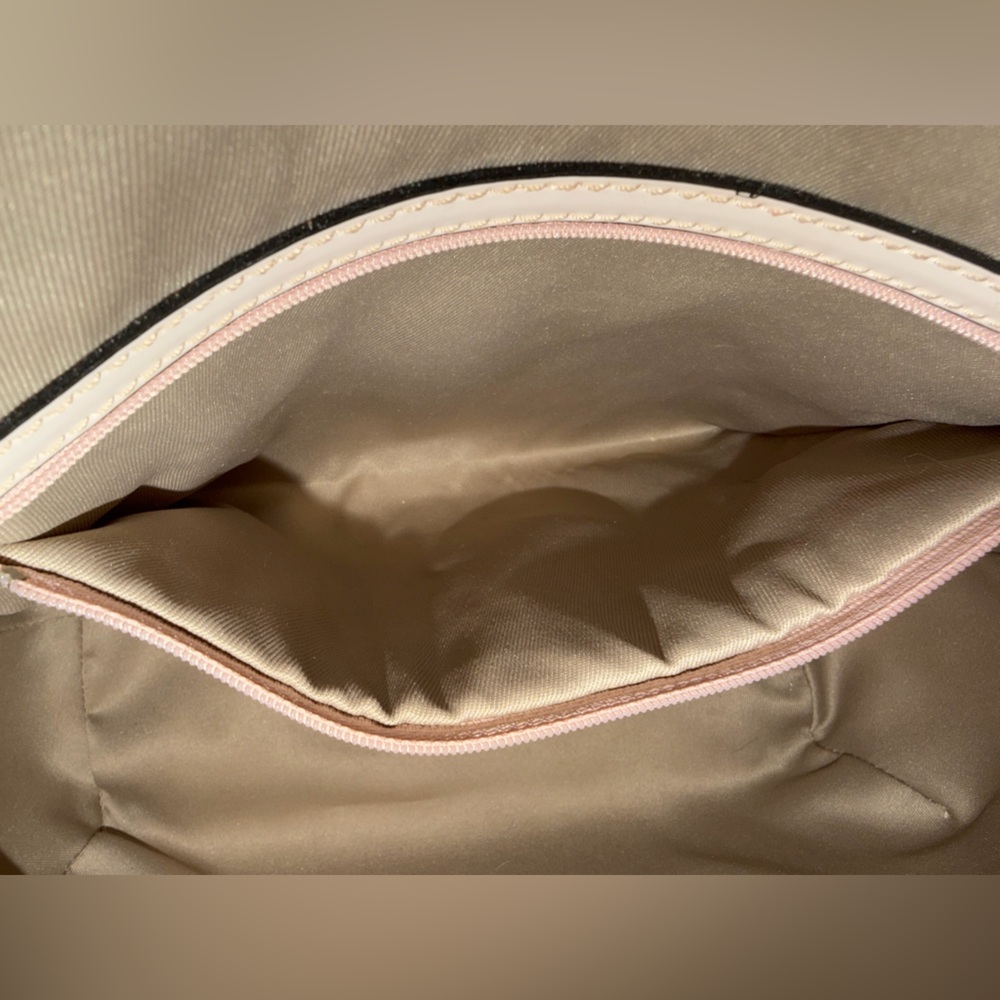 Genuine Leather White Satchel Bag with Crossbody/ Shoulder Strap- Made in Italy - Picture 11 of 16